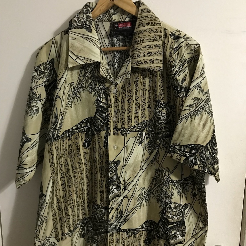 Vangelis Sportswear Lounge Shirt Tigers Bamboo
